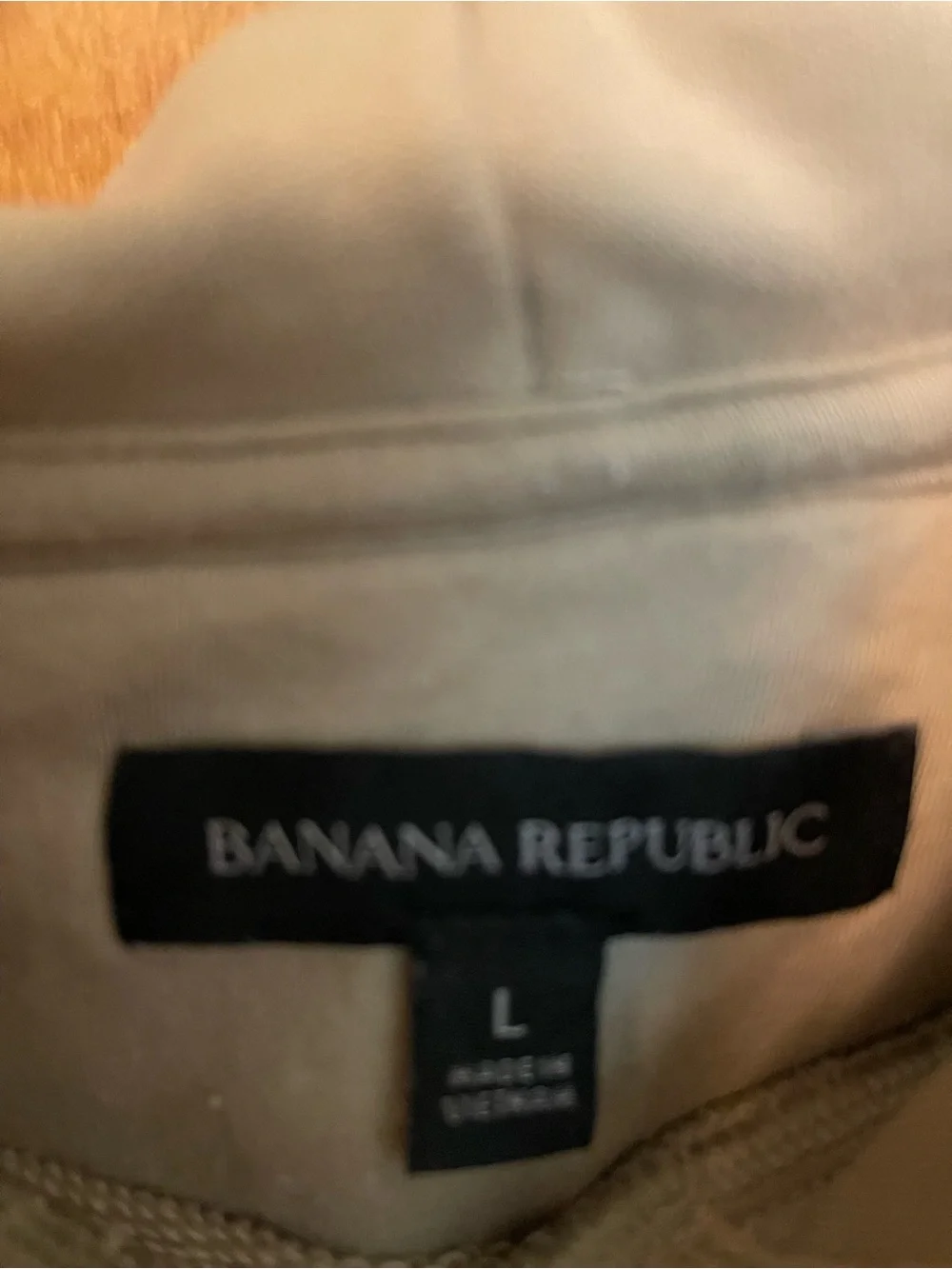 Banana Republic Beige Crewneck Hoodie Sweater
